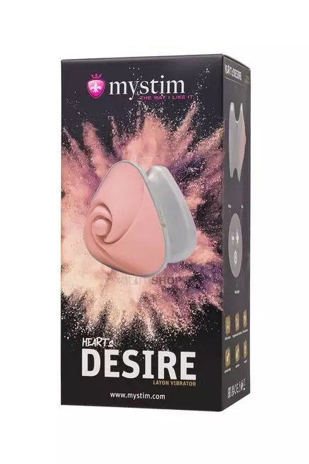 Вибромассажер для интимных зон Mystim Heart's Desire, белый